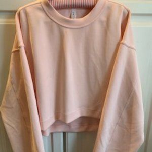 Lululemon Nulu Cropped Crewneck Sweatshirt M/L